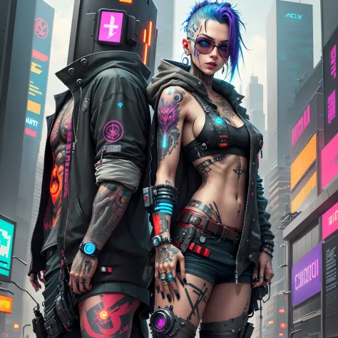 cyberpunk tattoo