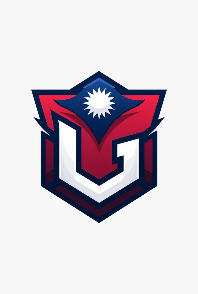 create a logo for esports organization called 'gtl' using nepali flag