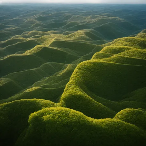 a world without humans、the city is being engulfed by plants