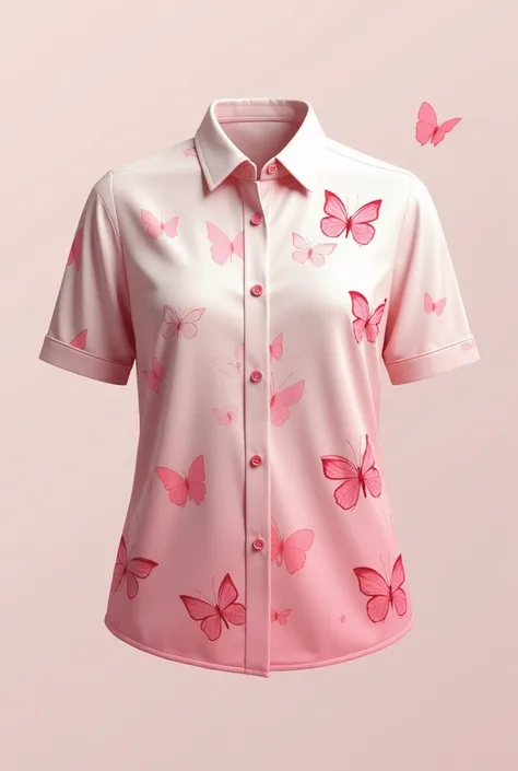 design a pattern for a shirt, written dreamr, with butterfly design, pinks, very simple, but sophisticated, with a circle