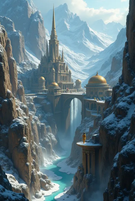 hidden city in a mountain,