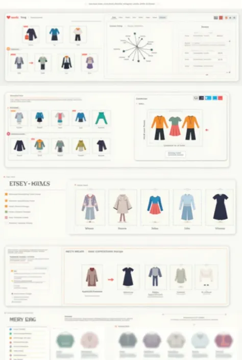 create a navigation map for an online clothing store website and give it to me graphically