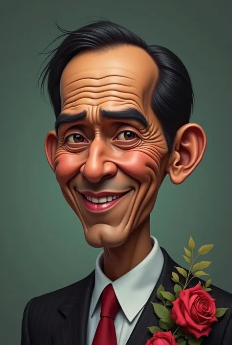 joko widodo , huge head