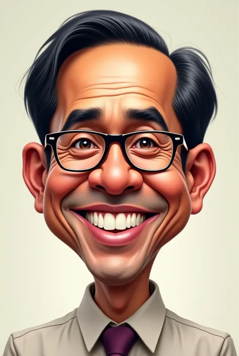 caricatura of jokowi