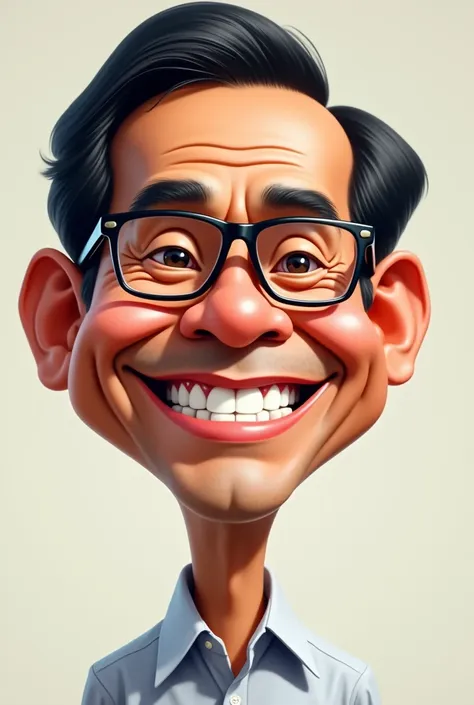 caricatura of jokowi