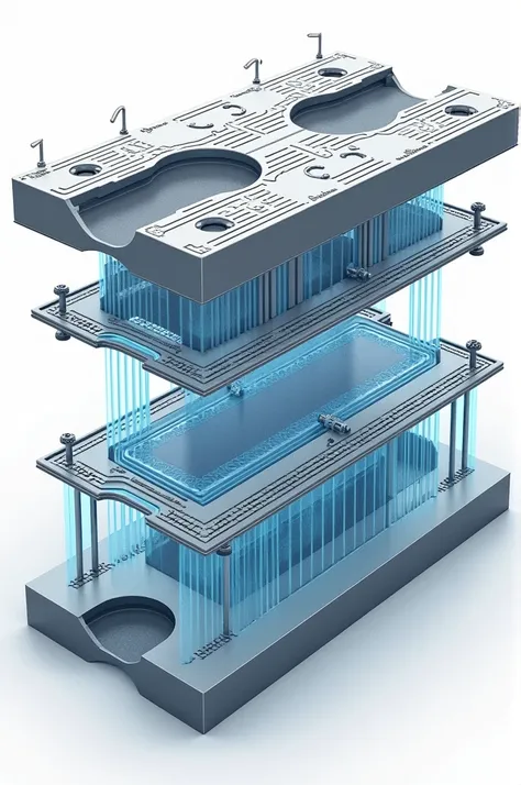 hydrogen fuel cell bipolar plates