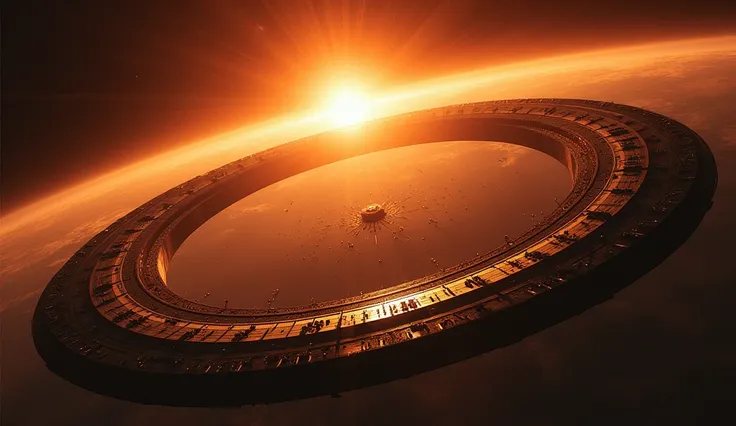 alderson disk orbiting the sun