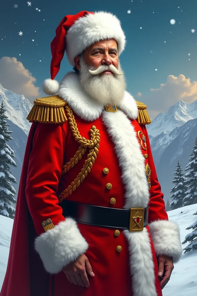 antonio josé de sucre dressed as santa claus