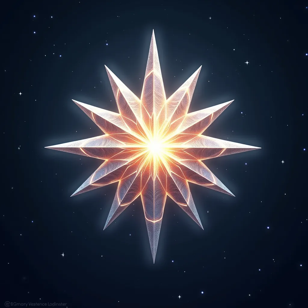 create a 16-pointed star