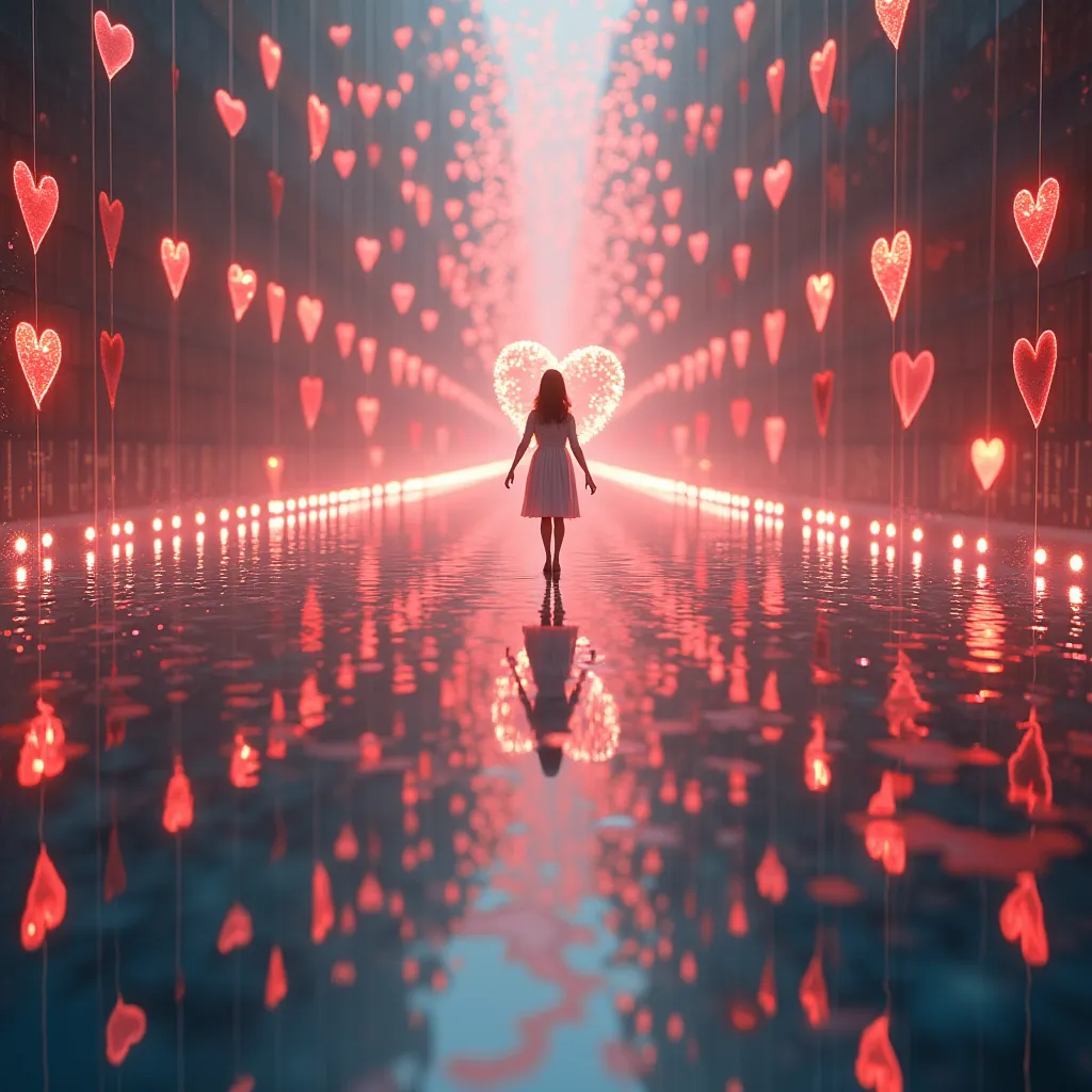 infinity mirror of hearts