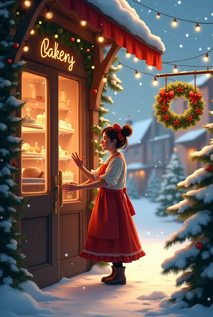 baker who opens her shop in december