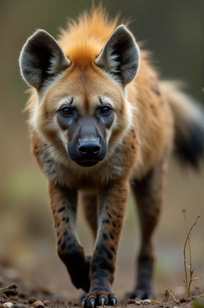 hyena with a fish tail