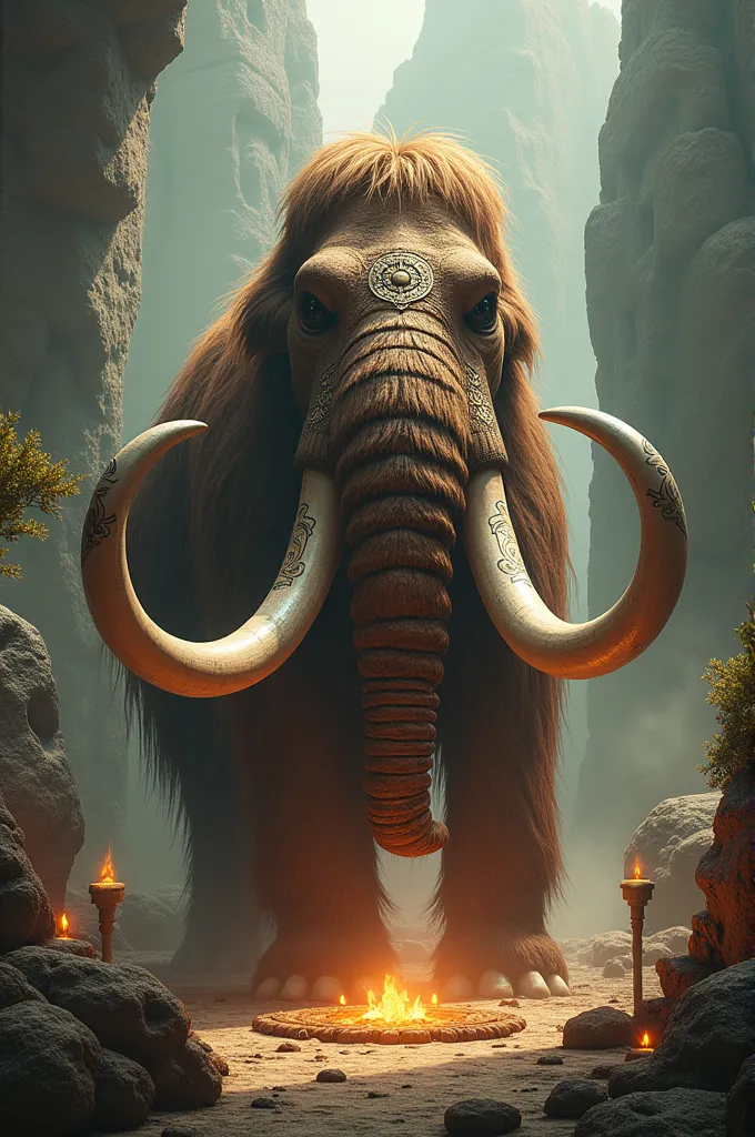 picture of the ritual richness of a mammoth