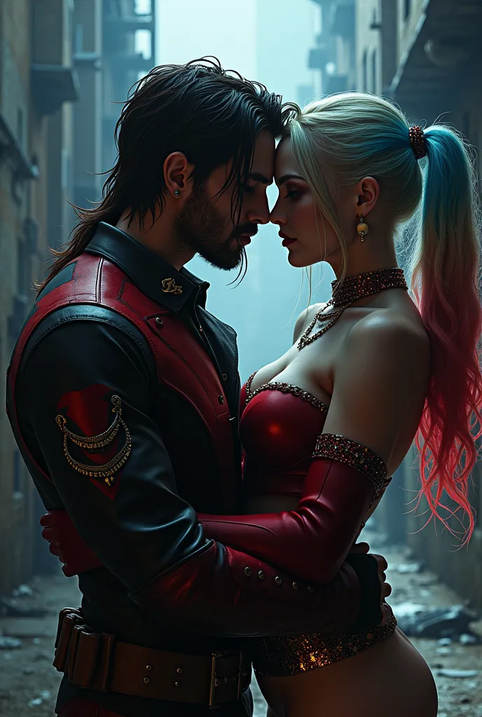 harley quinn kiss