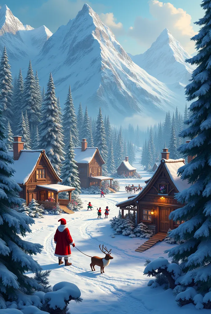 create santa clause village