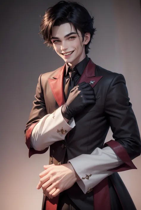 vampire boy smiling