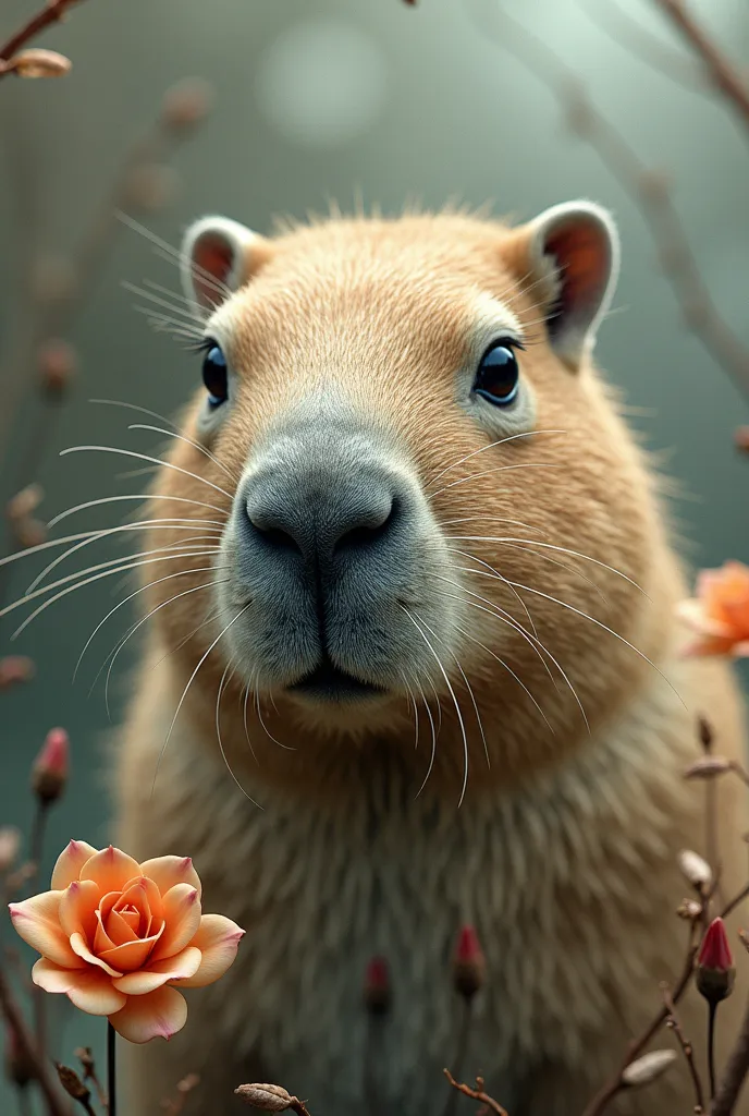 i want to combine 2 images to put a capybara's face