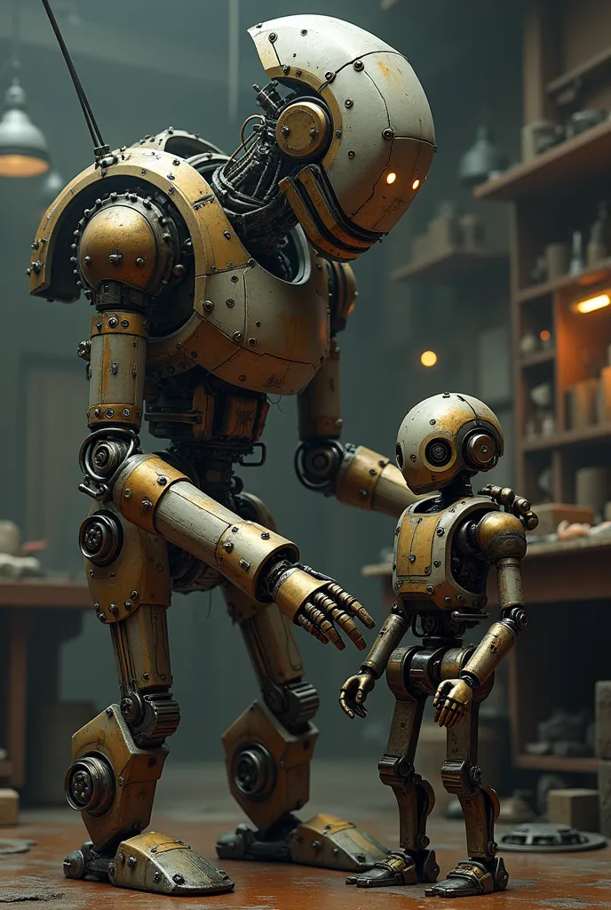 automata repairing another robot