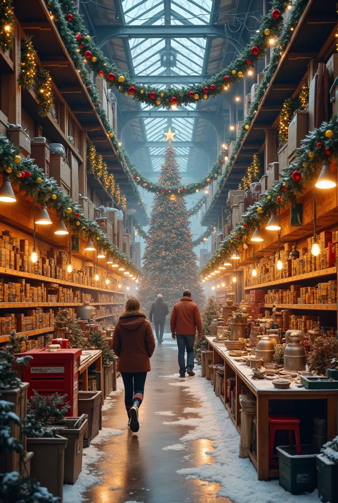 Christmas hardware store