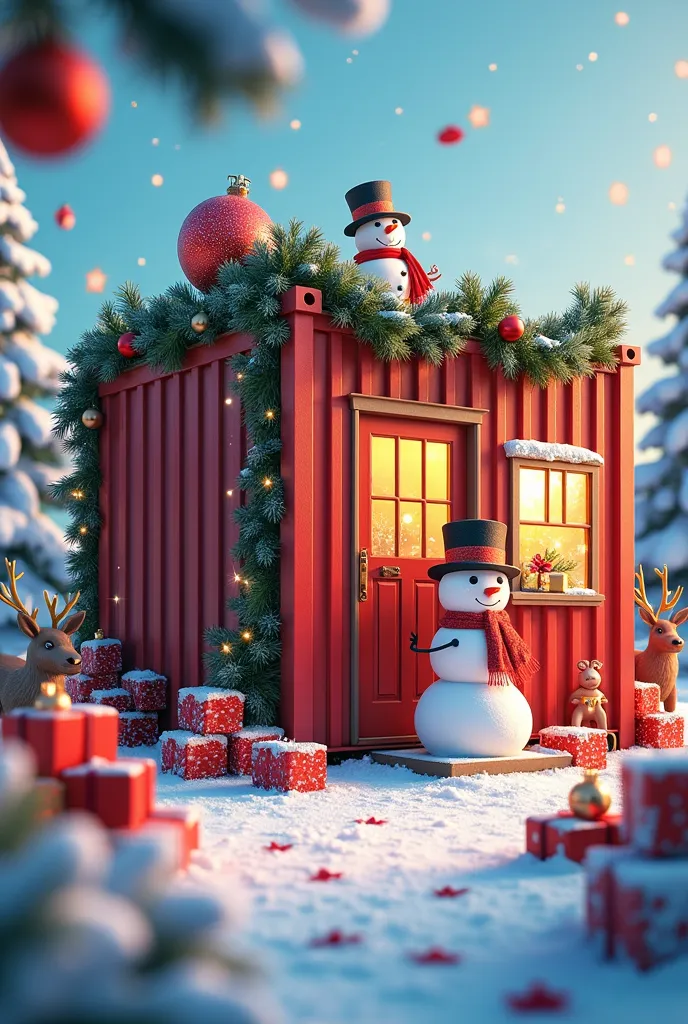 christmas shipping container