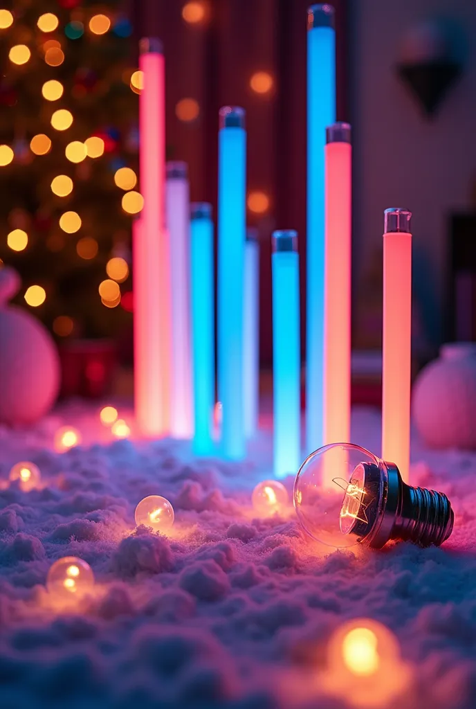 merry christmas led tubes and e27 bulbs