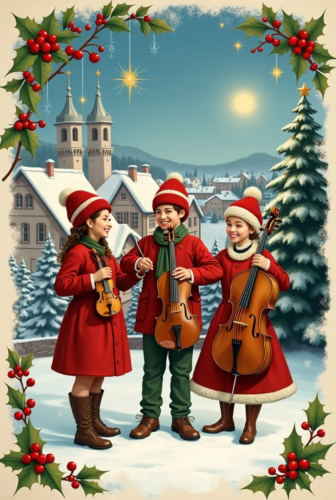 merry christmas greeting card from musikverein aigen-schlägl