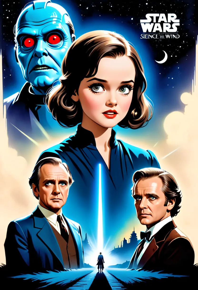 horror movie poster ,   science fiction , the shining, star wars,  gone with the wind ,  the godfather