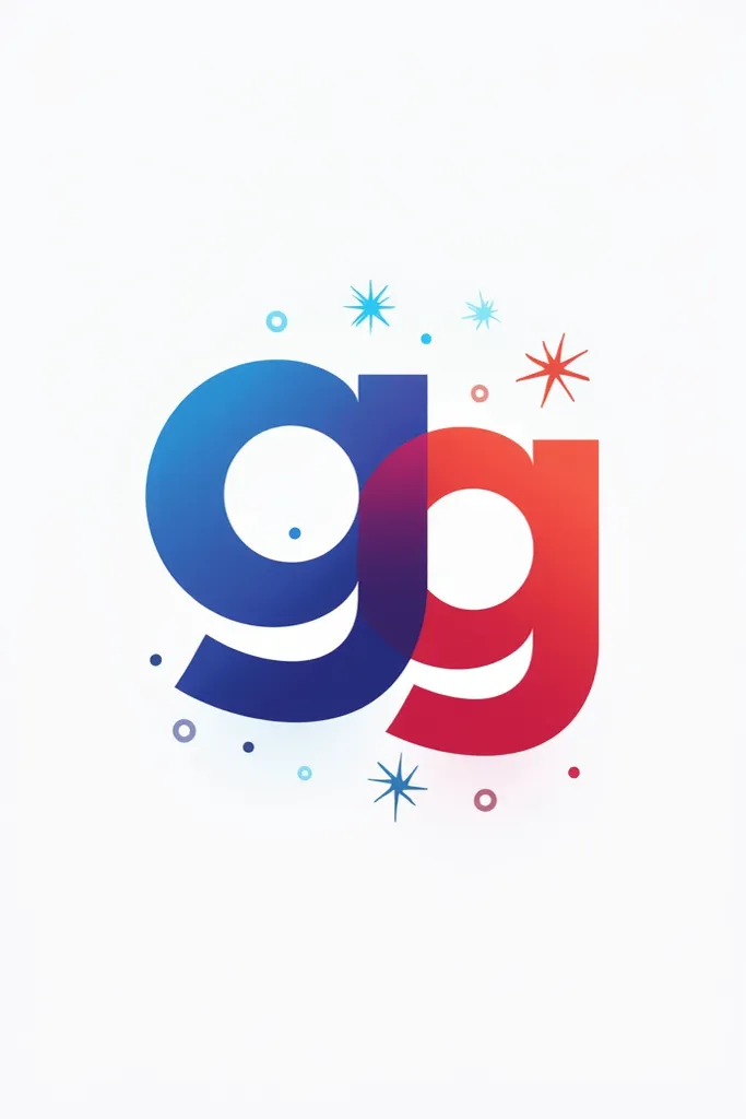 create a logo
 gifts for the gg store in the colors blue and red red