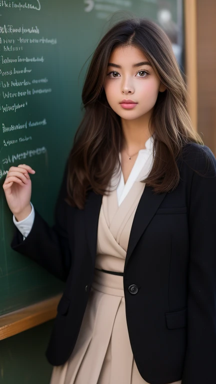 Study by reading books　 beautiful girl　　Japanese school uniform　Realistic pictures
Beautiful girl studying by reading a real 　 f...