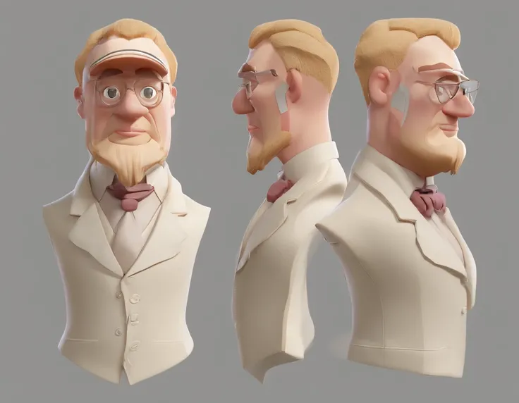 douglass head animated character